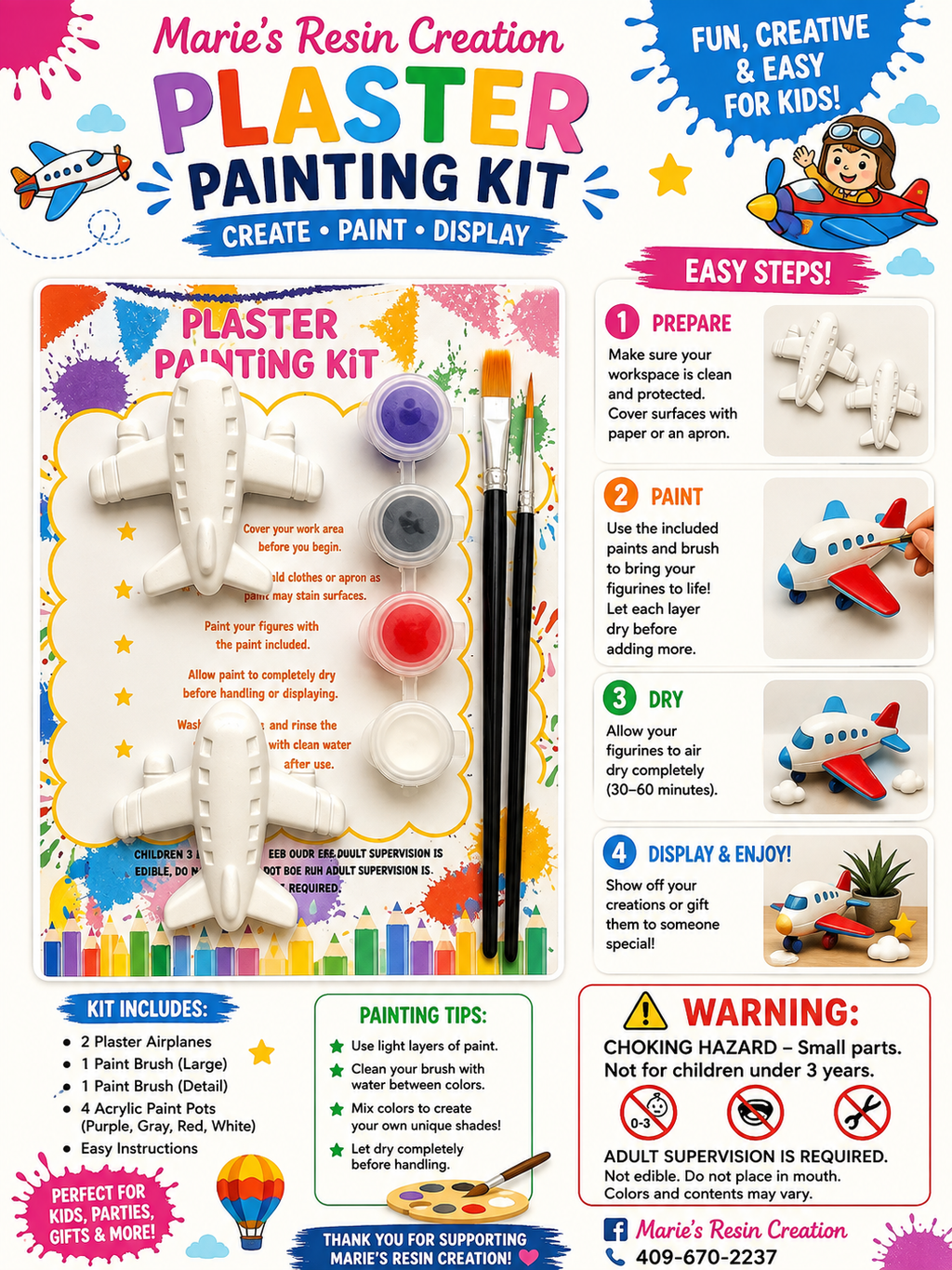 Plane Painting Kit