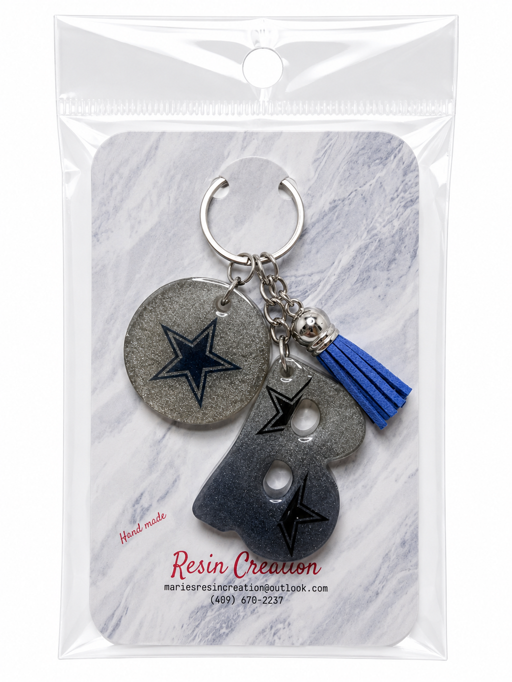 Cowboy Bag Charm/Keychain