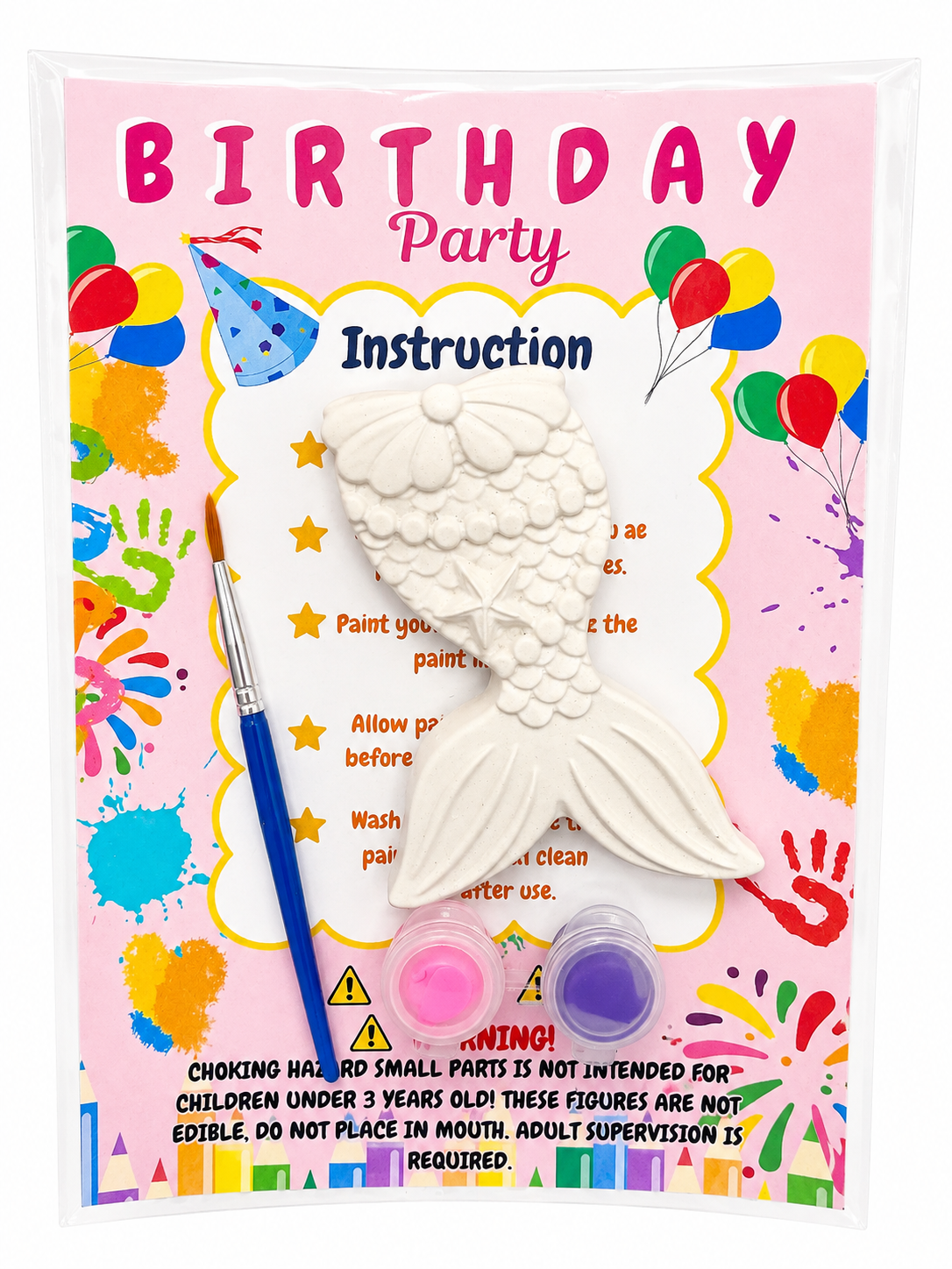 Birthday Party Painting Kit For Girls.